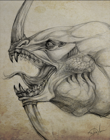 creature sketch