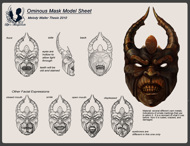 ominous mask